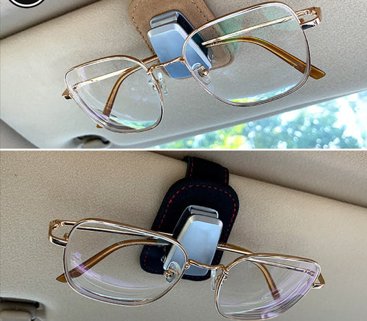 Tunori™ Car Sun Visor Sunglasses Holder